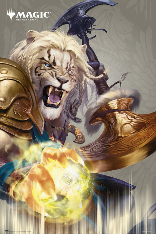 Grupo Erik GPE5423 Magic The Gathering Ajani Póster 61X91,5cm | Yourdecoration.es