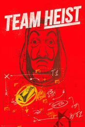 Grupo Erik GPE5449 Money Heist Póster 61X91,5cm | Yourdecoration.es