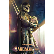 Grupo Erik GPE5484 Star Wars The Mandalorian Clan Of Two Póster 61X91,5cm | Yourdecoration.es