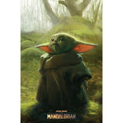 Grupo Erik GPE5487 Star Wars The Mandalorian The Child Art Póster 61X91,5cm | Yourdecoration.es