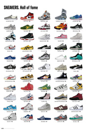 Grupo Erik GPE5534 Sneakers Hall Of Fame Póster 61X91,5cm | Yourdecoration.es