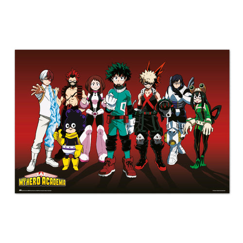 Grupo Erik Gpe5597 Póster My Hero Academia Hero Version | Yourdecoration.es