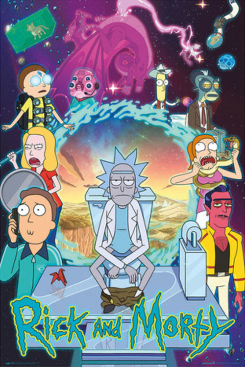 grupo erik gpe5609 rick and morty season 4 Póster 61x91-5 cm | Yourdecoration.es