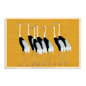 Grupo Erik Gpe5631 Póster Flock Of Beautiful Japanese Red Crown Crane By O Korin | Yourdecoration.es