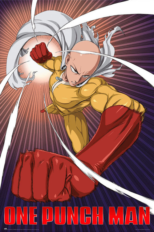 Grupo Erik Gpe5679 One Punch Man Saitama Póster 61x91 5cm | Yourdecoration.es