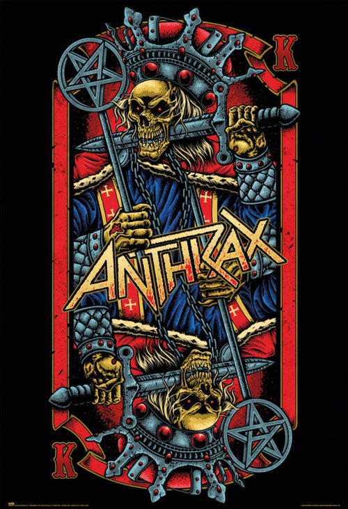 grupo erik gpe5714 anthrax evil kings Póster 61x91 5cm | Yourdecoration.es