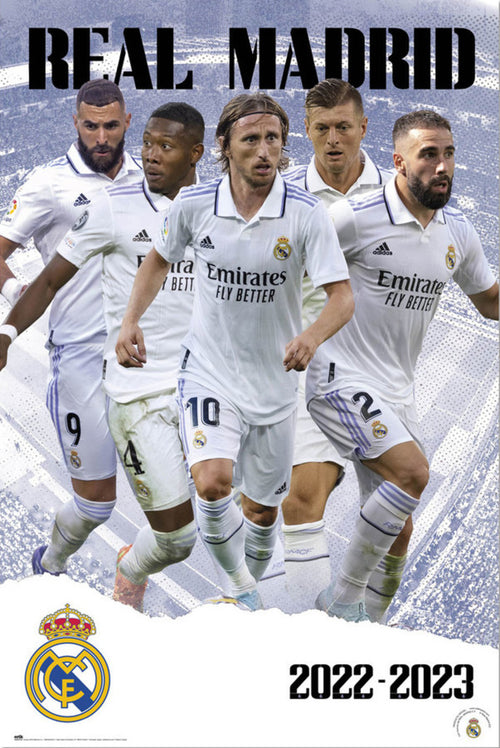 grupo erik gpe5730 real madrid grupo 2022 2023 Póster 61x91 5cm | Yourdecoration.es