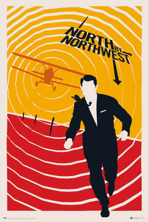 grupo erik gpe5746 north by northwest 100th anniversary wb Póster 61x91 5cm | Yourdecoration.es