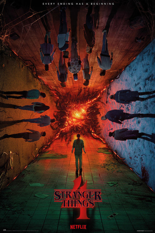 grupo erik gpe5755 stranger things teaser season 4 Póster 61x91 5cm | Yourdecoration.es