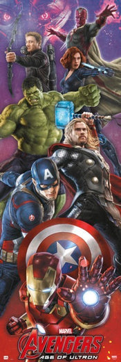 Grupo Erik PPGE8005 Marvel Avengers Age Of Ultron Póster 53X158cm | Yourdecoration.es