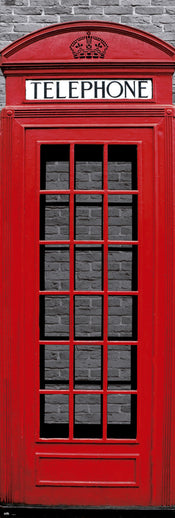 Grupo Erik PPGE8018 London Phone Box Póster 53X158cm | Yourdecoration.es