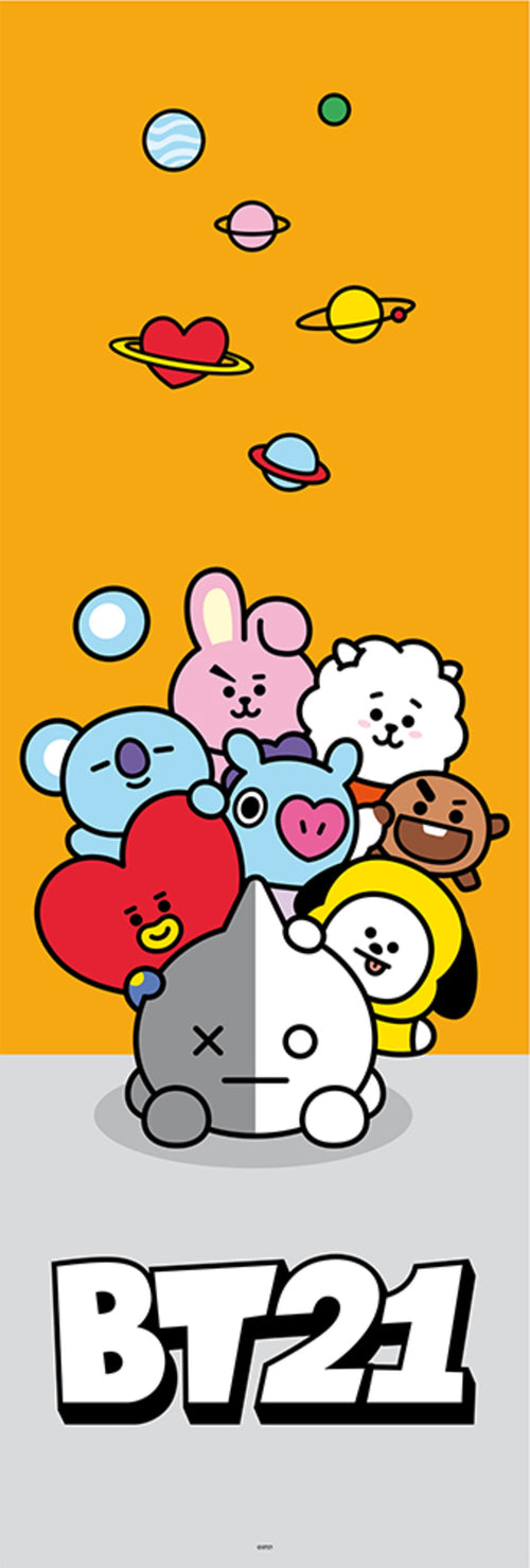 Grupo Erik PPGE8082 Bt21 Characters Póster 53X158cm | Yourdecoration.es