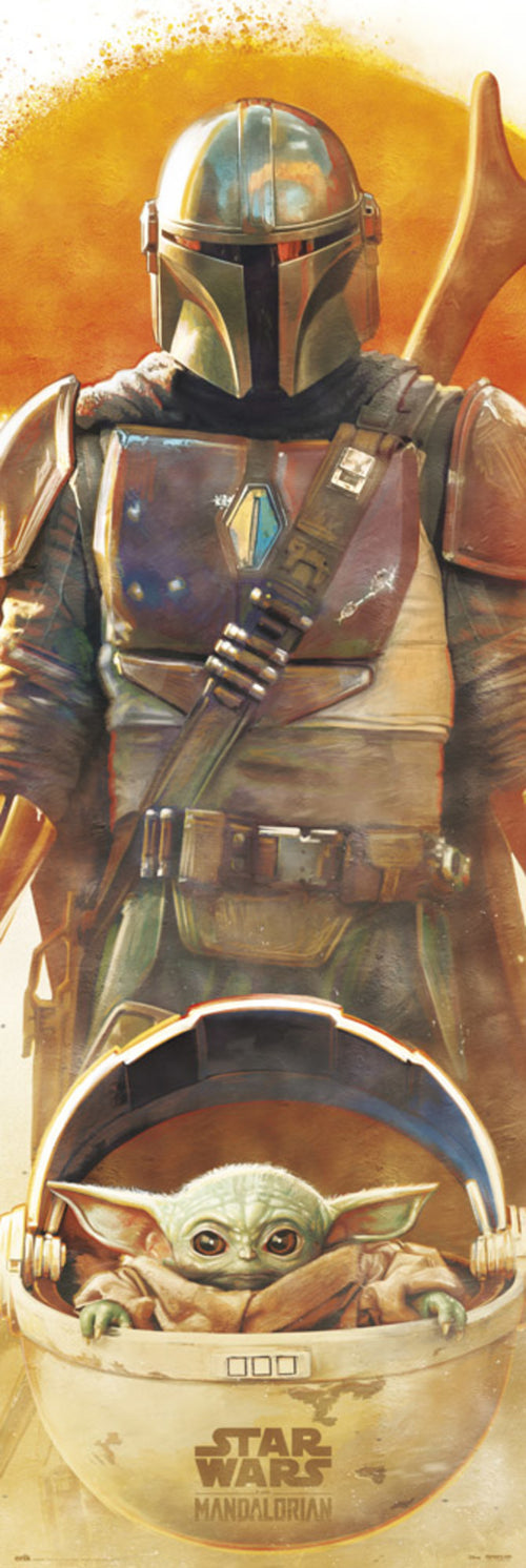 Grupo Erik PPGE8083 Star Wars The Mandalorian Póster 53X158cm | Yourdecoration.es