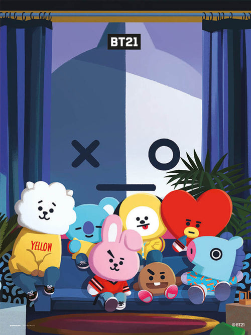 Grupo Erik Bt21 All Characters Reproducción de arte 30X40cm | Yourdecoration.es