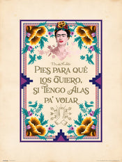 Grupo Erik Frida Kahlo Reproducción de arte 30X40cm | Yourdecoration.es
