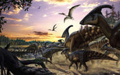 komar parasaurolophus herd Fotomural Tejido No Tejido 450x280cm 9 Tiras 6696f6e7 d0bc 4ad5 b4a8 a750e15064b3 | Yourdecoration.es