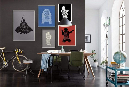 Komar Star Wars Silhouette Quotes Stormtrooper Reproducción de arte 40x50cm Interieur | Yourdecoration.es