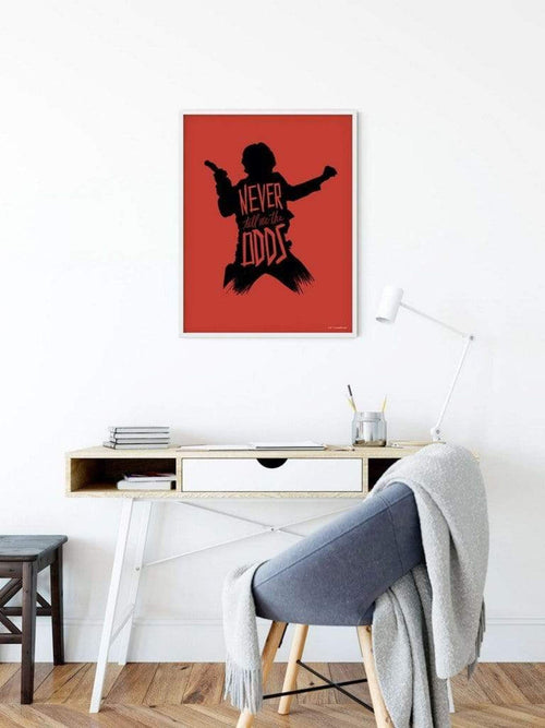 Komar Star Wars Silhouette Quotes Han Solo Reproducción de arte 30x40cm Sfeer | Yourdecoration.es