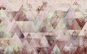 p018b vd4 komar triangles red Fotomural Tejido No Tejido 400x250cm 4 Tiras | Yourdecoration.es