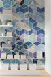 p024 vd2 komar geometric blue Fotomural Tejido No Tejido 200x250cm 2 Tiras Ambiente 26d431ed 3483 48c8 9658 c86c1470e1da | Yourdecoration.es