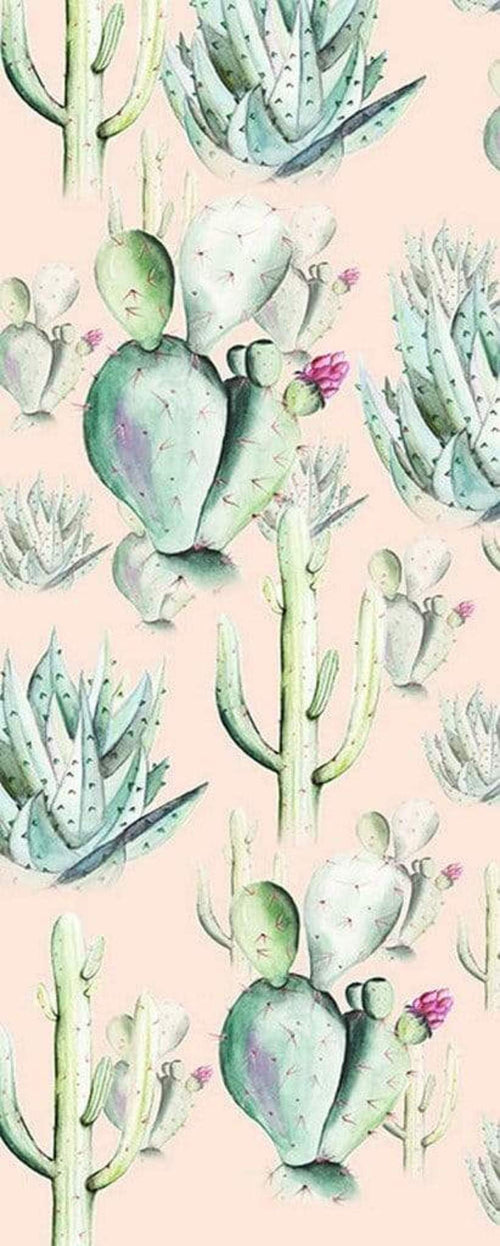 p045a vd1 komar cactus rose Fotomural Tejido No Tejido 100x250cm 1 Tira | Yourdecoration.es