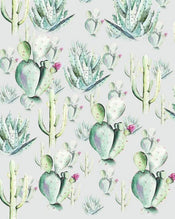 p045b vd2 komar cactus grey Fotomural Tejido No Tejido 200x250cm 2 Tiras | Yourdecoration.es