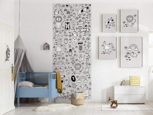 p104 vd1 komar scribble park Fotomural Tejido No Tejido 100x250cm 1 Tira Ambiente | Yourdecoration.es