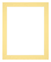 Paspartú Tamaño del Marco 20x25 cm - Tamaño de la Foto 9x13 cm - Amarillo