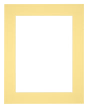 Paspartú Tamaño del Marco 25x30 cm - Tamaño de la Foto 13x18 cm - Amarillo