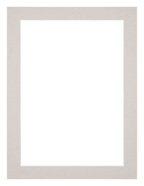 Paspartú Tamaño del Marco 60x80 cm - Tamaño de la Foto 55x75 cm - Granito Gris