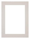 Paspartú Tamaño del Marco 46x61 cm - Tamaño de la Foto 40x50 cm - Granito Gris