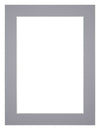 Paspartú Tamaño del Marco 46x61 cm - Tamaño de la Foto 40x50 cm - Gris