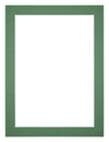 Paspartú Tamaño del Marco 60x80 cm - Tamaño de la Foto 55x75 cm - Bosque Verde