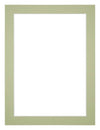 Paspartú Tamaño del Marco 60x80 cm - Tamaño de la Foto 55x75 cm - Menta Verde