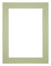 Paspartú Tamaño del Marco 46x61 cm - Tamaño de la Foto 40x50 cm - Menta Verde