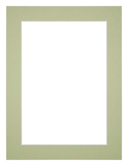 Paspartú Tamaño del Marco 46x61 cm - Tamaño de la Foto 40x50 cm - Menta Verde
