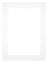 Paspartú Tamaño del Marco 46x61 cm - Tamaño de la Foto 40x50 cm - Blanco