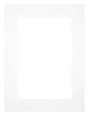 Paspartú Tamaño del Marco 60x80 cm - Tamaño de la Foto 50x70 cm - Blanco