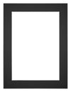 Paspartú Tamaño del Marco 46x61 cm - Tamaño de la Foto 40x50 cm - Negro