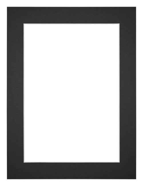 Paspartú Tamaño del Marco 46x61 cm - Tamaño de la Foto 40x50 cm - Negro