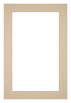 Paspartú Tamaño del Marco 62x93 cm - Tamaño de la Foto 55x85 cm - Beige