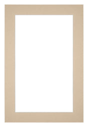 Paspartú Tamaño del Marco 62x93 cm - Tamaño de la Foto 55x85 cm - Beige