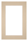 Paspartú Tamaño del Marco 62x93 cm - Tamaño de la Foto 50x70 cm - Beige