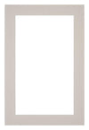 Paspartú Tamaño del Marco 62x93 cm - Tamaño de la Foto 55x85 cm - Granito Gris