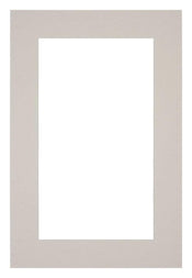Paspartú Tamaño del Marco 61x91.5 cm - Tamaño de la Foto 50x80 cm - Granito Gris