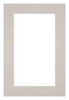 Paspartú Tamaño del Marco 62x93 cm - Tamaño de la Foto 50x70 cm - Granito Gris