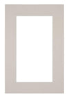 Paspartú Tamaño del Marco 62x93 cm - Tamaño de la Foto 50x80 cm - Granito Gris