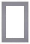 Paspartú Tamaño del Marco 62x93 cm - Tamaño de la Foto 50x70 cm - Gris