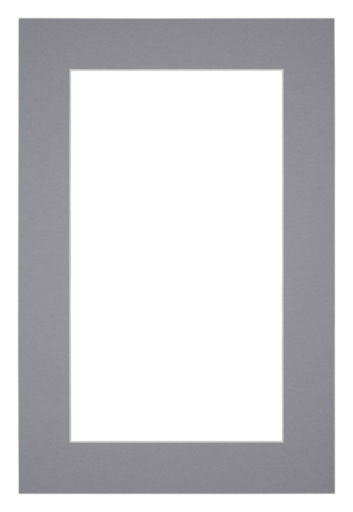 Paspartú Tamaño del Marco 62x93 cm - Tamaño de la Foto 50x70 cm - Gris