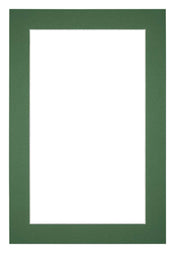 Paspartú Tamaño del Marco 62x93 cm - Tamaño de la Foto 55x85 cm - Bosque Verde